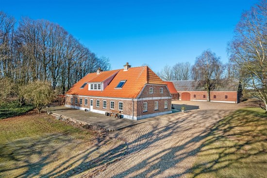 Vellmerk.ai Büro in Dänemark, ein dänischer Hof umgeben von Natur